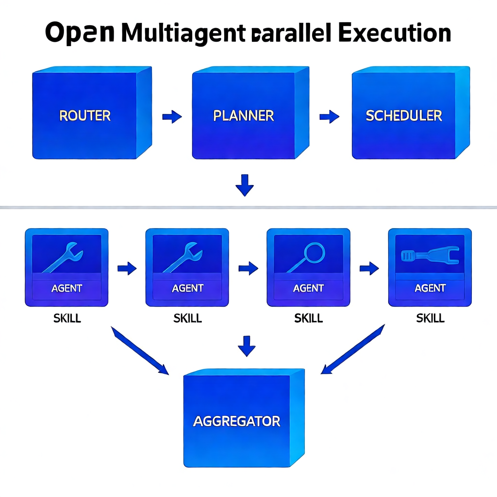 OpenClaw 多 Agent 架构图